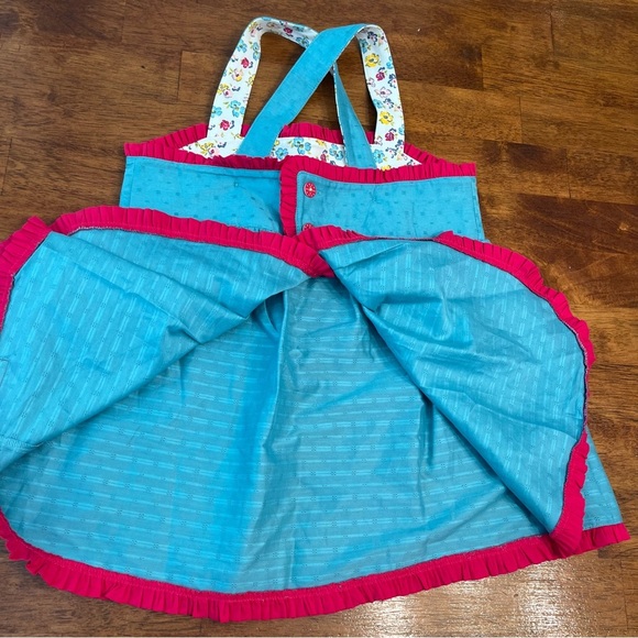 Matilda Jane Blue floral open back top tank size 10 - Picture 4 of 4